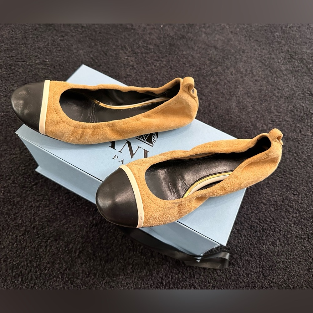 LANVIN PARIS Beige ballet flats